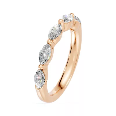 Marquise Five-Stone Lab Diamond Band (1.00 ct. tw.)