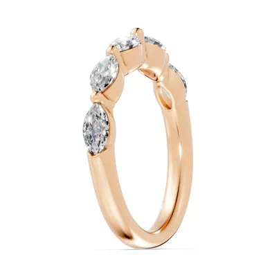 Marquise Five-Stone Lab Diamond Band (1.00 ct. tw.)