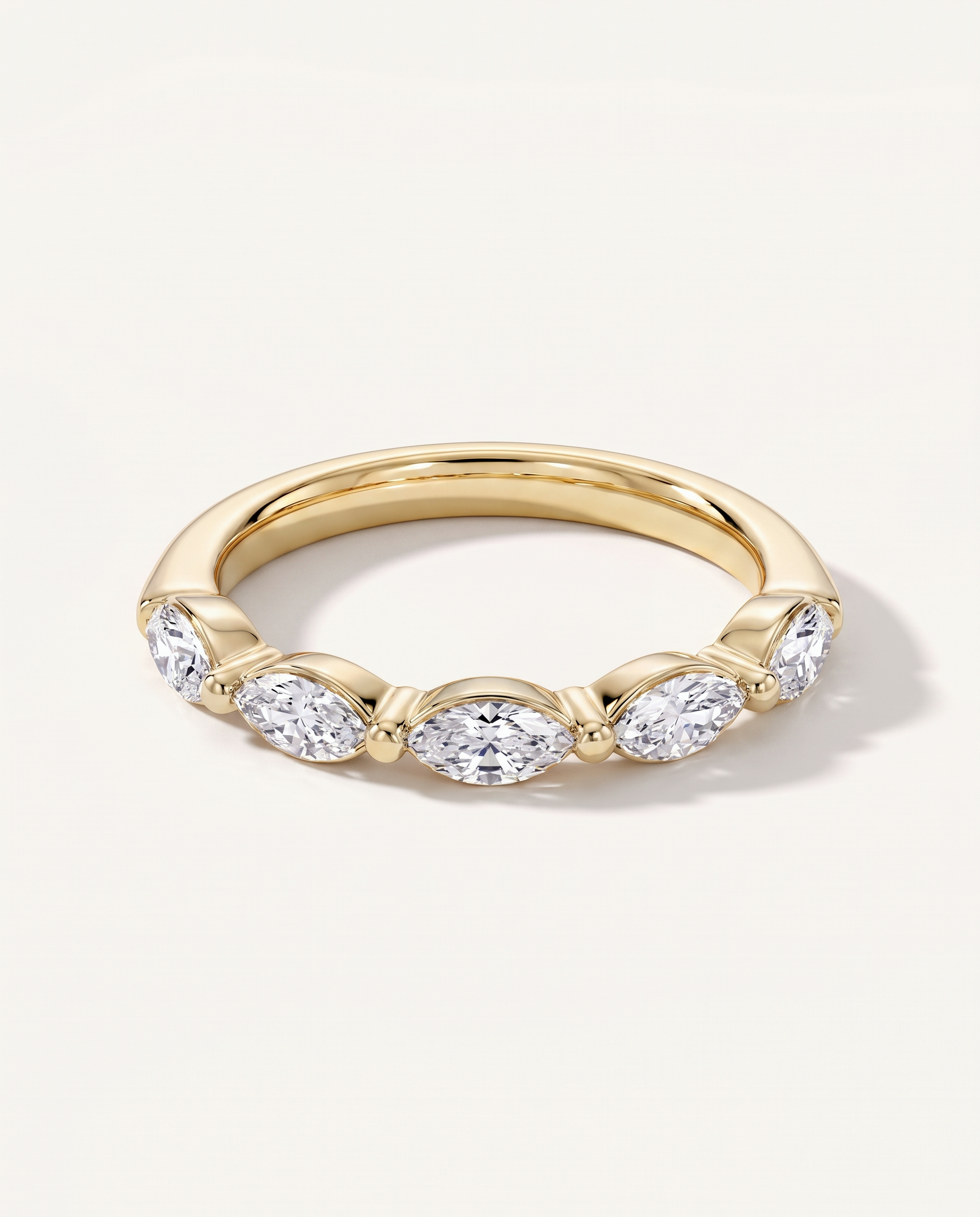 Marquise Five-Stone Lab Diamond Band (1.00 ct. tw.)