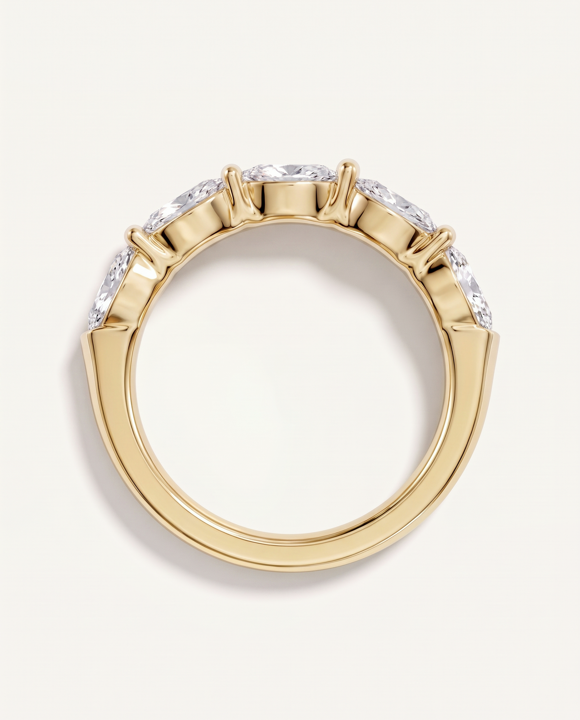 Marquise Five-Stone Lab Diamond Band (1.00 ct. tw.)