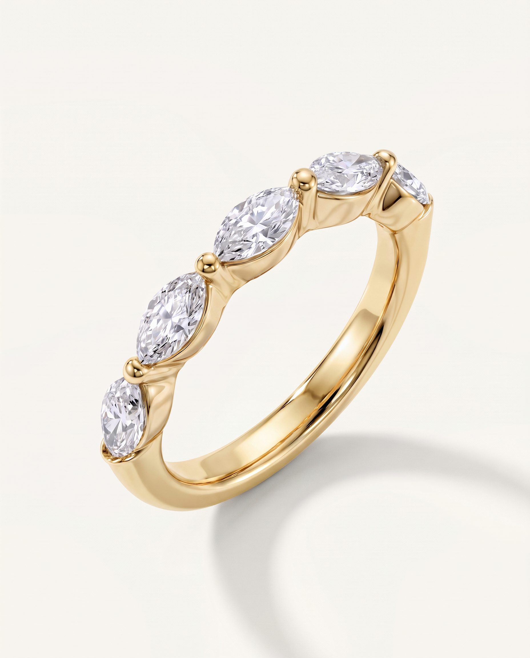 Marquise Five-Stone Lab Diamond Band (1.00 ct. tw.)