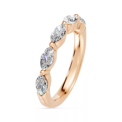 Marquise Five-Stone Lab Diamond Band (1.25 ct. tw.)