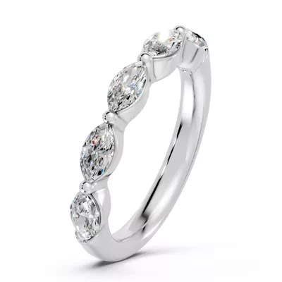 Marquise Five-Stone Lab Diamond Band (1.25 ct. tw.)