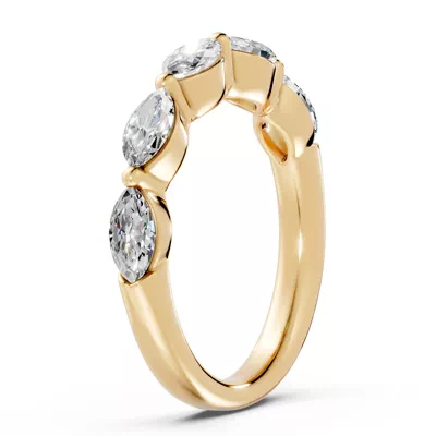 Marquise Five-Stone Lab Diamond Band (1.25 ct tw)