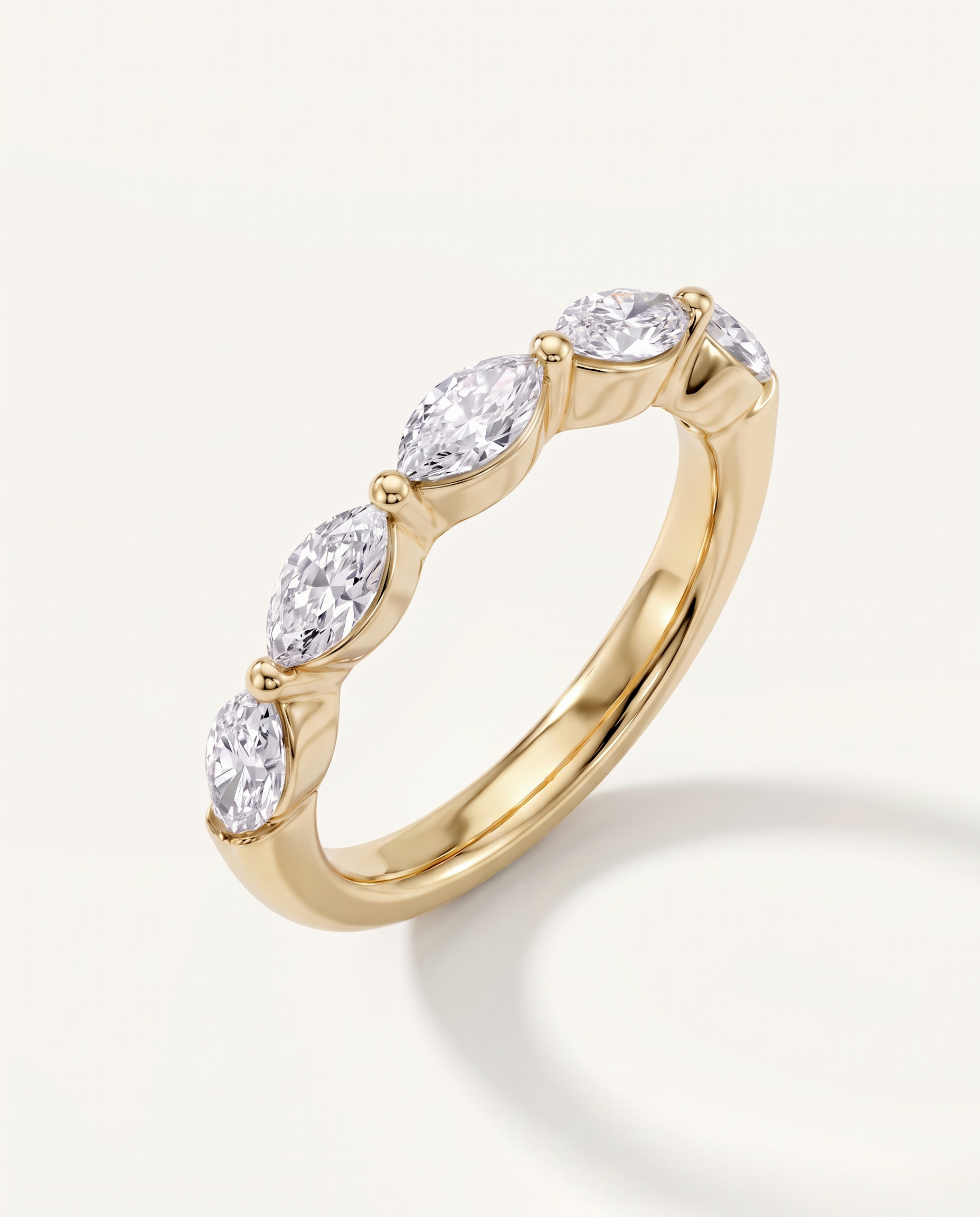 Marquise Five-Stone Lab Diamond Band (1.25 ct. tw.)