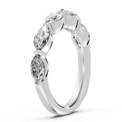 Marquise Five-Stone Lab Diamond Band (1.50 ct. tw.)