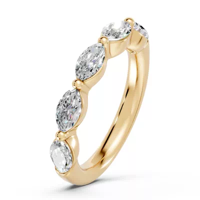 Marquise Five-Stone Lab Diamond Band (1.50 ct tw)