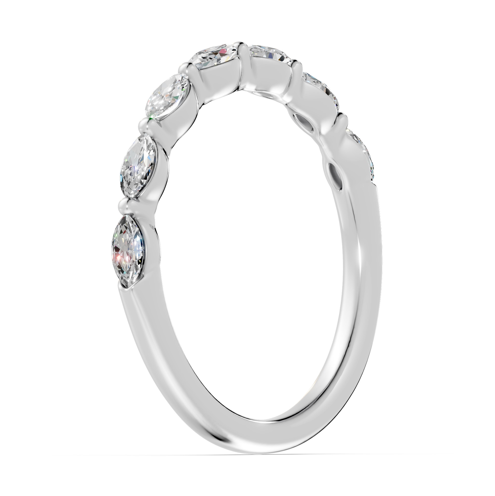 Marquise Seven-Stone Lab Diamond Band (0.50 ct. tw.)