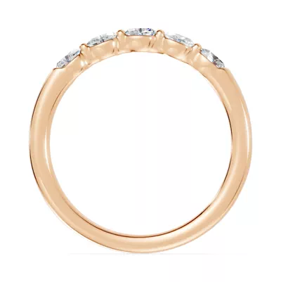 Oval Five-Stone Lab Diamond Band (0.30 ct. tw.)