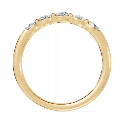 Oval Five-Stone Lab Diamond Band (0.30 ct. tw.)