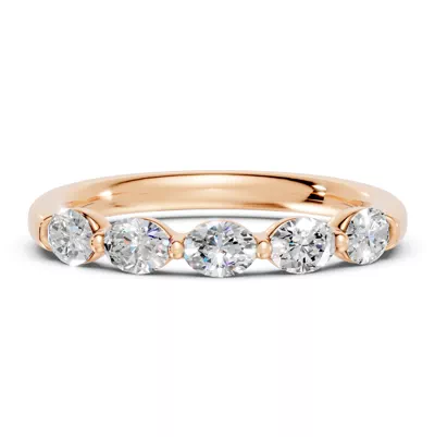 Oval Five-Stone Lab Diamond Band (0.75 ct. tw.)