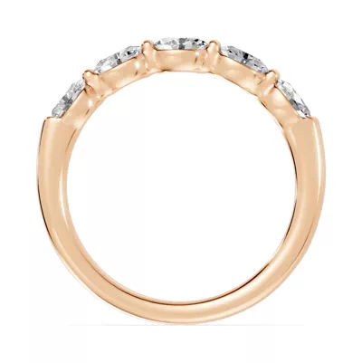 Oval Five-Stone Lab Diamond Band (0.75 ct. tw.)