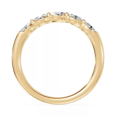 Oval Five-Stone Lab Diamond Band (0.50 ct. tw.)
