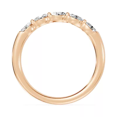 Oval Five-Stone Lab Diamond Band (0.50 ct. tw.)
