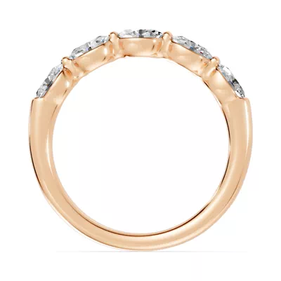Oval Five-Stone Lab Diamond Band (1.00 ct. tw.)