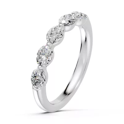 Oval Five-Stone Lab Diamond Band (1.00 ct. tw.)