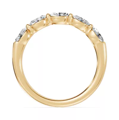 Oval Five-Stone Lab Diamond Band (1.00 ct. tw.)