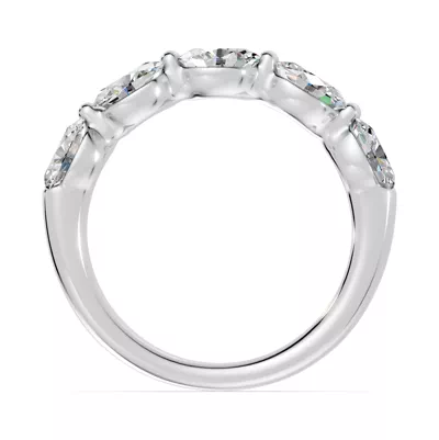 Oval Five-Stone Lab Diamond Band (1.50 ct. tw.)