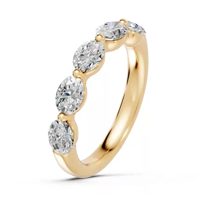Oval Five-Stone Lab Diamond Band (1.50 ct. tw.)