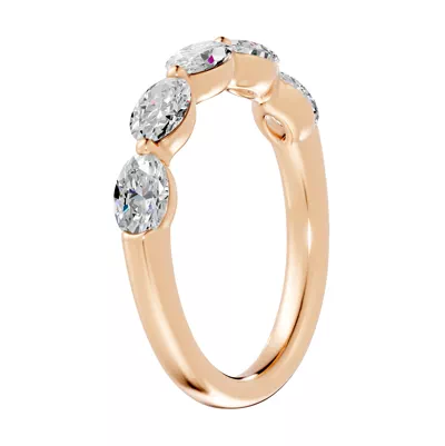 Oval Five-Stone Lab Diamond Band (1.25 ct. tw.)