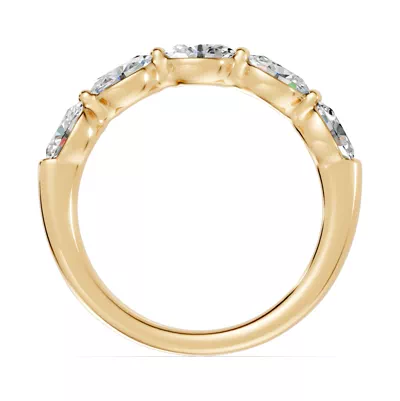 Oval Five-Stone Lab Diamond Band (1.25 ct. tw.)