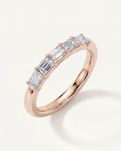 Emerald Five-Stone Lab Diamond Band (0.50 ct. tw.)