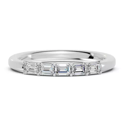 Emerald Five-Stone Lab Diamond Band (0.50 ct. tw.)