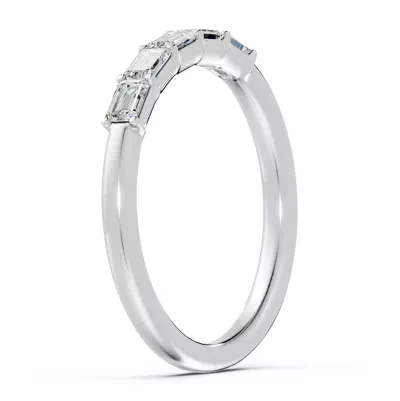 Emerald Five-Stone Lab Diamond Band (0.50 ct. tw.)