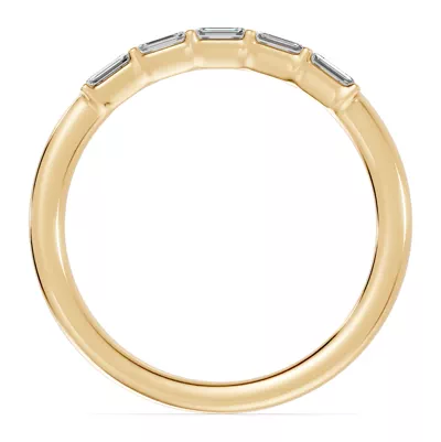 Emerald Five-Stone Lab Diamond Band (0.50 ct. tw.)