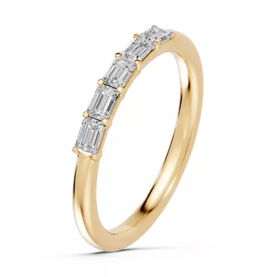 Emerald Five-Stone Lab Diamond Band (0.50 ct. tw.)
