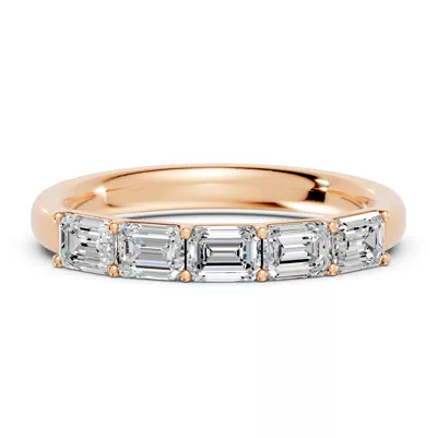 Emerald Five-Stone Lab Diamond Band (1.00 ct. tw.)