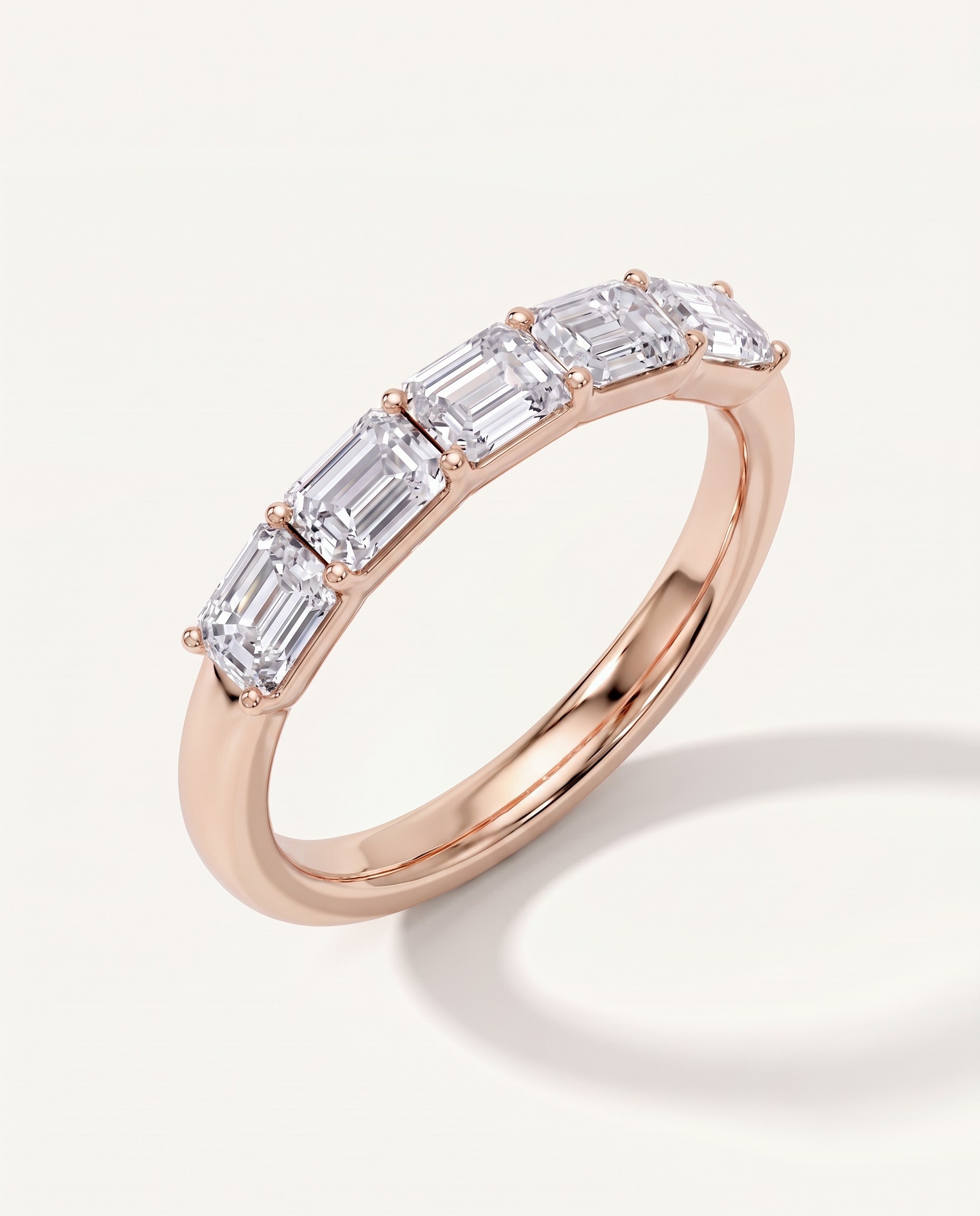 Emerald Five-Stone Lab Diamond Band (1.00 ct. tw.)