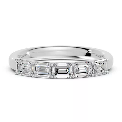 Emerald Five-Stone Lab Diamond Band (1.00 ct. tw.)