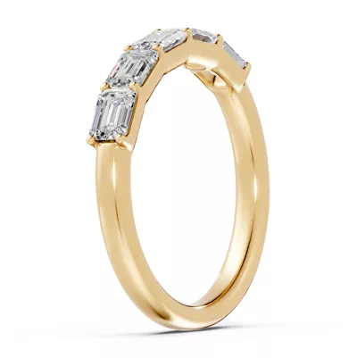 Emerald Five-Stone Lab Diamond Band (1.00 ct. tw.)