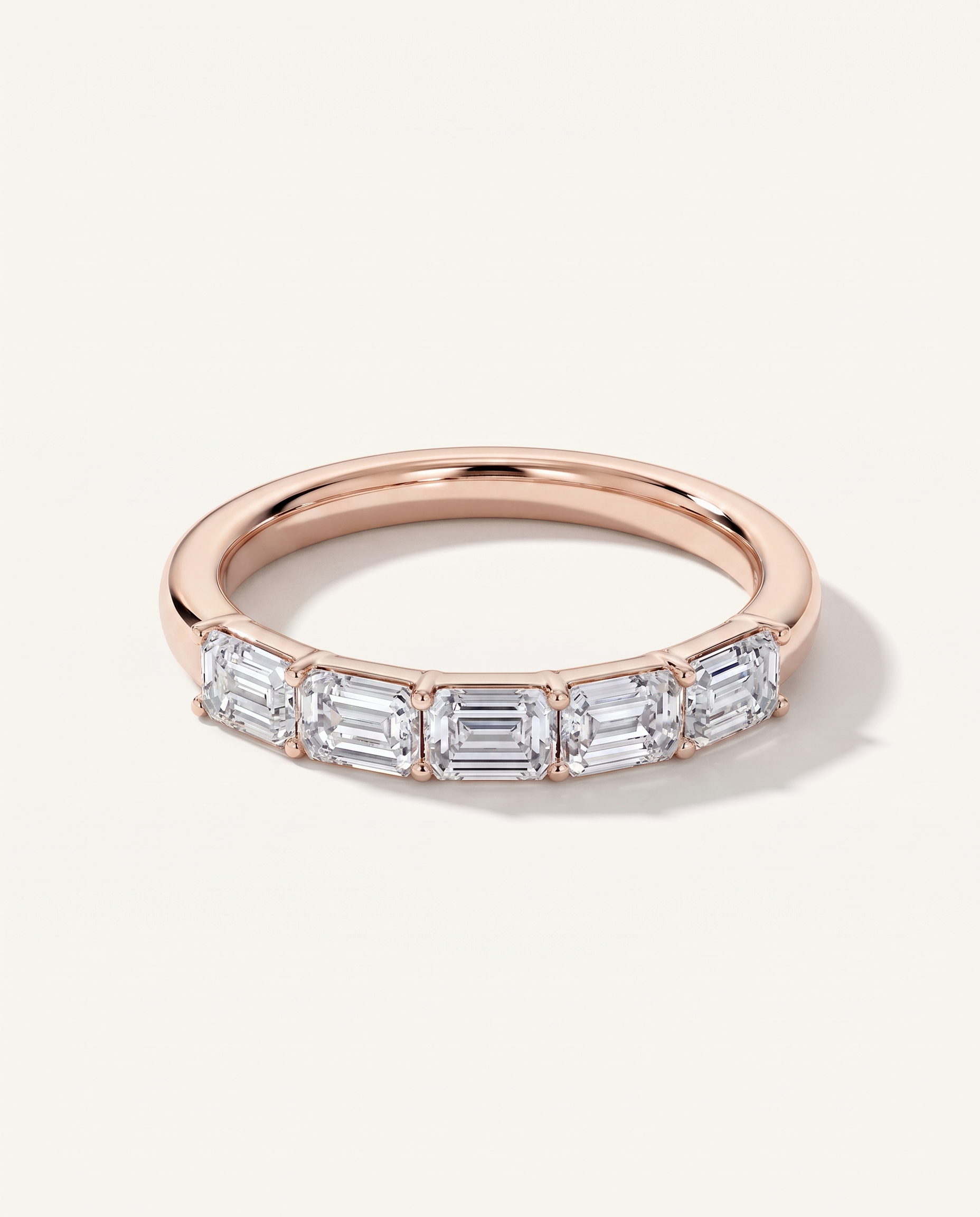 Emerald Five-Stone Lab Diamond Band (1.00 ct. tw.)