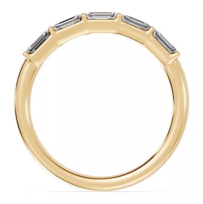 Emerald Five-Stone Lab Diamond Band (1.00 ct. tw.)