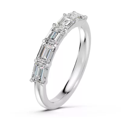 Emerald Five-Stone Lab Diamond Band (1.25 ct. tw.)