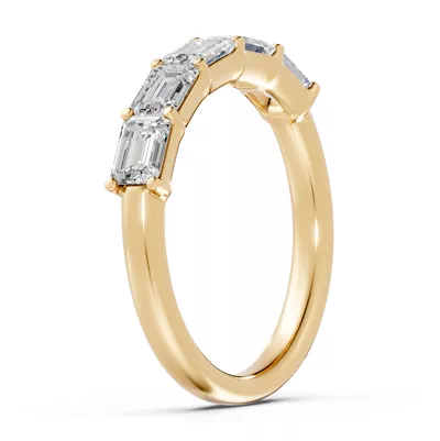 Emerald Five-Stone Lab Diamond Band (1.25 ct. tw.)