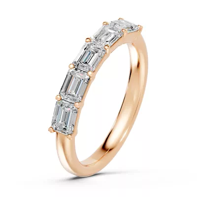 Emerald Five-Stone Lab Diamond Band (1.25 ct. tw.)