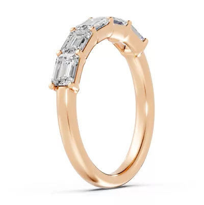 Emerald Five-Stone Lab Diamond Band (1.25 ct. tw.)