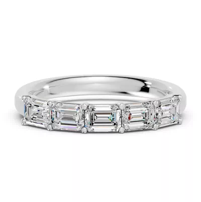 Emerald Five-Stone Lab Diamond Band (1.25 ct. tw.)