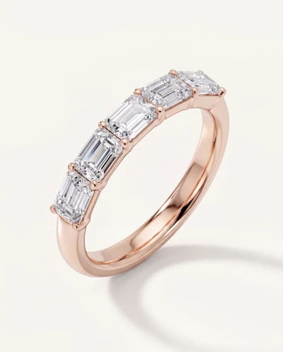 Emerald Five-Stone Lab Diamond Band (1.50 ct. tw.)