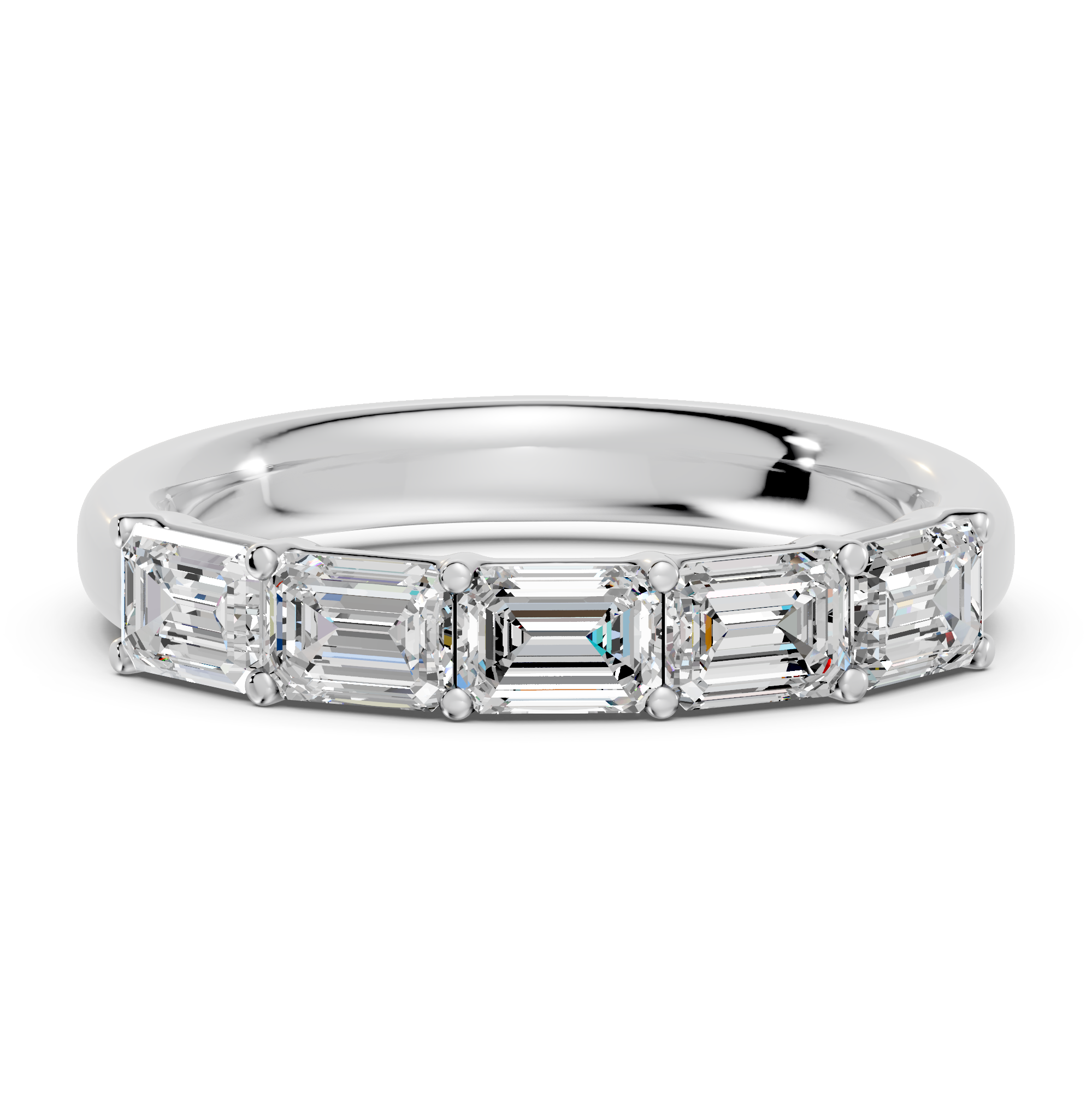 Emerald Five-Stone Lab Diamond Band (1.50 ct. tw.)