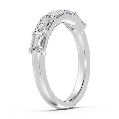 Emerald Five-Stone Lab Diamond Band (1.50 ct. tw.)