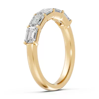 Emerald Five-Stone Lab Diamond Band (1.50 ct. tw.)