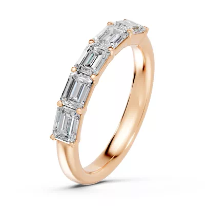 Emerald Five-Stone Lab Diamond Band (1.50 ct. tw.)