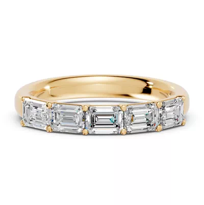 Emerald Five-Stone Lab Diamond Band (1.50 ct. tw.)