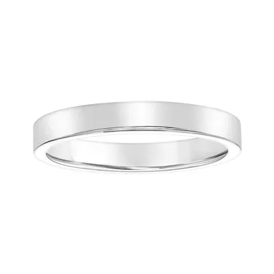 Flat Comfort Fit Polished Band (3mm)