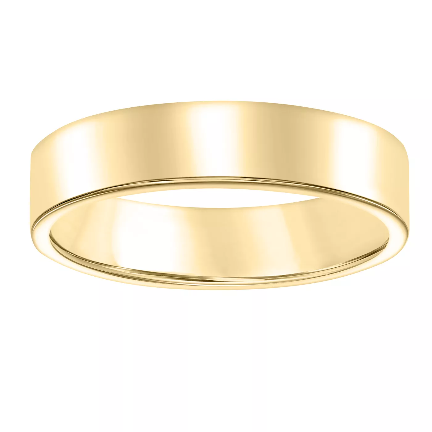 Flat Comfort Fit Polished Band (5mm)