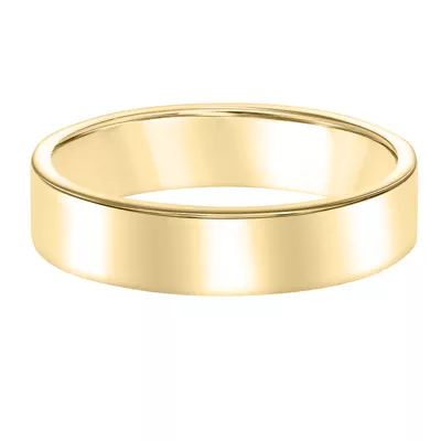 Flat Comfort Fit Polished Band (5mm)